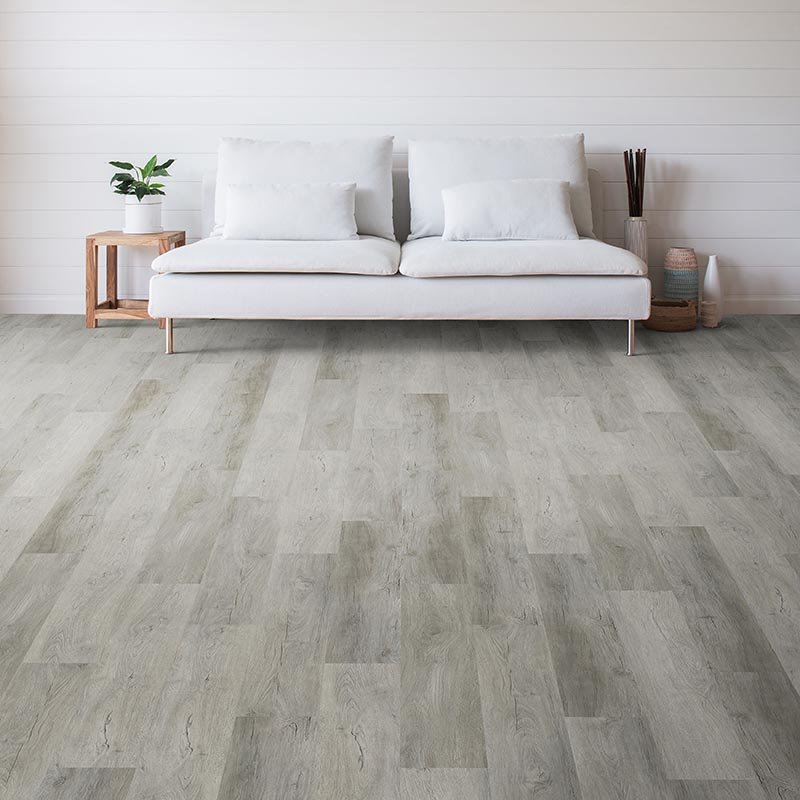 Living Room Gray Luxury Vinyl Plank - Design Network COLORTILE in Wichita, KS