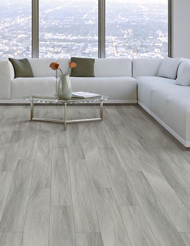 Living Room Gray Greige Luxury Vinyl Plank LVP -  Design Network COLORTILE in Wichita, KS